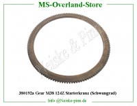 Gear M38 124Z Starterkranz (Schwungrad) 
