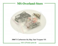 Carburetor kit, Rep. Satz Vergaser YS