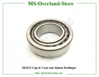 Cup & Cone nur hinten Radlager 