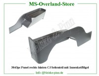 Panel rechts hinten CJ Seitenteil mit Innenkotflügel 
