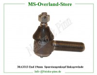 End assy 19mm Spurstangenkopf Linksgewinde 