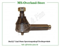 End assy 19mm Spurstangenkopf Rechtsgewinde 
