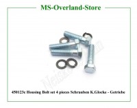 Housing Bolt set 4 pieces Schrauben K.Glocke - Getriebe