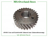 Gear auf Kurbelwelle Zahnrad (nur Zahnradsteuerung)