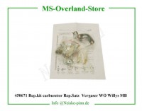 Rep.kit carburetor Rep.Satz  Vergaser WO Willys MB