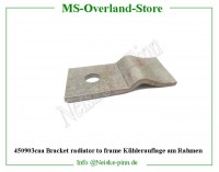 Bracket radiator to frame Kühlerauflage am Rahmen