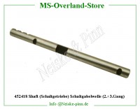 Shaft (Schaltgetriebe) Schaltgabelwelle (2.+3.Gang) 