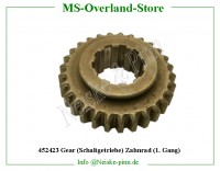 Gear (Schaltgetriebe) Zahnrad (1. Gang) 