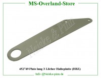 Plate lang 3 Löcher Halteplatte (HBZ) 