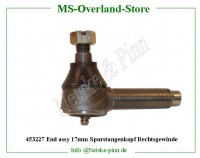 End assy 17mm Spurstangenkopf Rechtsgewinde 