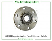 Flange (Vorderachse) Flansch Mitnehmer Radnabe 