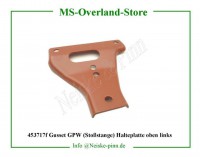 Gusset GPW (Stoßstange) Halteplatte oben links 