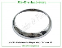 Scheinwerfer-Ring (1 Seite) CJ Chrom 3B 