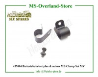 Batteriekabelset plus & minus MB Clamp Set MV