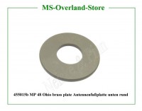 MP 48 Ohio brass plate Antennenfußplatte unten rund