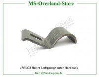Halter Luftpumpe unter Heckbank 