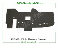 Fire Wall Set Dämmpappe Feuerwand 