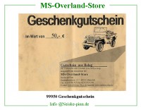 Geschenkgutschein 50 EUR 